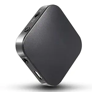 Verilux 2-in-1 Bluetooth Audio Transmitter and Bluetooth Audio Receiver (AptX Low Latency for Both TX & RX,Bluetooth Transmitter for TV Audio Output,Home Stereo or MP3 Player)