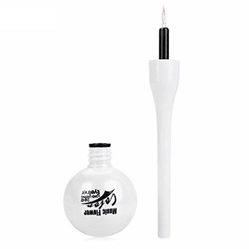 Elenxs Colorful Eyeliner Lollipop Shape Liquid Long Lasting Eye Makeup Eye liner White