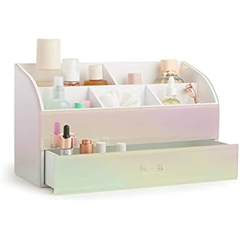 Beautify Set Of 2 Holographic Makeup Brush Holders Mirrored