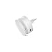 Produktbild MINI AERO Blanc - Compact Hub 2 en 1/Chargeur USB, Enrouleur, Station de charge