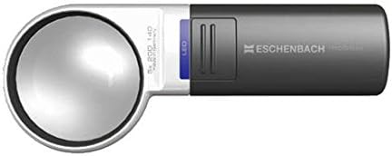 Eschenbach Pocket Light Magnifier LED (Mobilux LED) 3x Magnification Lens Diameter 60 mm Including Stand Mobase and Cloth Bag