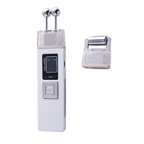 Carejoy Portable Wireless Galvanic Roller Beauty Facial Skin Care Spa Salon Anti Aging Massager Machine
