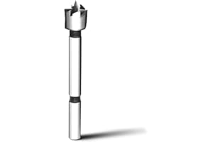 FIMIBUKE Mèche Forstner 15 mm pour bois,Foret à Ailettes Plates,longueur 90 mm avec tige ronde de 8 mm
