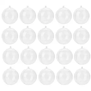 Ornament Balls, Christmas Decoration Ball DIY Balls Christmas Ornaments Clear Fillable Ornament Balls, DIY Home for Party Christmas(5mm)