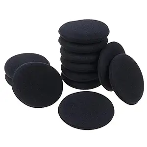 DirtBurn Black Foam Wax Applicator Sponge Pad for Car Waxing Polish Detailing Care (Pack of 12pcs)