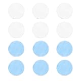 Minkissy 12 PCS Reusable Cleaning Pads with Drawstring Bag Bamboo Fiber Washing Pads Cleaning Puffs for Home Women Travel