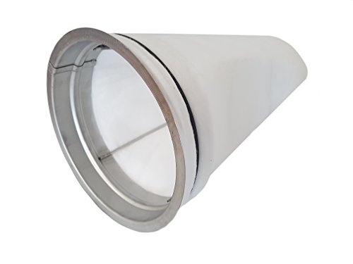 Intelmann Filterkorb für 2-teiligen Ansaugturm mit Kegelfilter Ø 200, L=400mm, V2A, passend für KG-Rohr Ø 200 - 4
