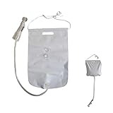 Dbtxwd Bedside Overhead Shower System for Disabled and Elderly to Hangs on Bedpost or IV Pole For Easy Shampooing with Water Bag
