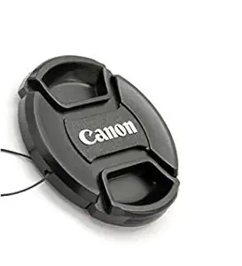 OMAX 58mm Replacement Front Lens Cap for Canon 600D/700D/1200D/1300D (Black)