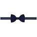 Rosennie Baby Kids Girls Mini Bowknot Hairband Elastic Headband Bow tie (Navy)