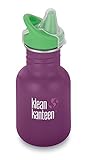 botellas klean kanteen insulated Material: Acero inoxidable 18/8 red mineral, plástico, verde/transparente, silicona