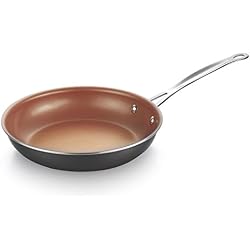 COOKSMARK poêle à frire sauteuse en aluminium induction avec revêtement antiadhésif 26cm poignée inoxydable compatible au lave-vaisselle et four
