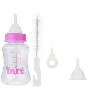 Picckola Intetnational Pet Feeding Bottle Pet Nursing Kit 150 ml for Puppy Kitten Rabbit (Color May Vary)