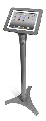 Preisvergleich Produktbild Maclocks 147S213EXENS adjustable Security Stand mit Metal Executive Enclosure Aufstellung für Webtablet / Apple iPad 3 / 2 / Air / 4 mit Retina display Metall / Aluminium / Gusseisen-silber