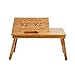 Produktbild SogesFurniture Bambus Verstellbarer Lap Desk Tilting Top Faltbarer Tisch Bett Tablett KS-HSJ-07-BH
