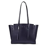 [Hauptmaterial]: Echtes hochwertiges Leder in bester Qualität. Diese trendige Handtasche ist geeignet für viele Situation, aus Rindsleder mit dauerhaftem innenfutter, Reißverschluss und Metallbeschläge, von professionellen Handwerkern handgemacht. Es ist sehr geräumig und genügend Platz für alles, was Sie im Alltagsleben tragen wie Ipad, Iphone, Geldbörse, Kosmetika usw.