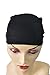Bamboo Fiber Wig Hair Stock Liner Cap Stretch Mesh Net Wig extension Black