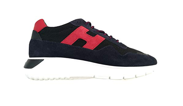 Hogan Scarpe Uomo Sneaker interactive3 MOD. allacc HXM3710AJ18N7R50BV Blu- Rosso (Numeric_42) : Amazon.it: Scarpe e borse