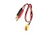 Produktbild Ladekabel XT60 auf 4mm Goldkontakt Bananenstecker 3.5MM