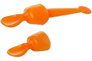 SQUIZ - SQUIZ'SPOON - La Cuillère 2 en 1 (2 Têtes et 1 Manche) en Matière végétale pour les gourdes rechargeable et réutilisable SQUIZ