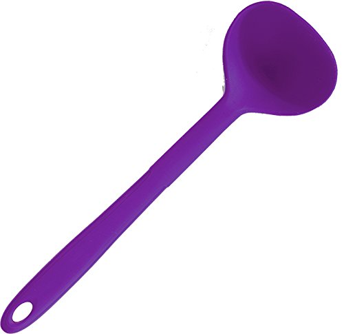 Junior Schöpfkelle 26 cm, lila, Kochblume Edition, Silikon