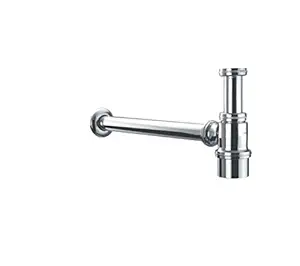 Cera F8060101 150mm Brass Bottle Trap (Silver)