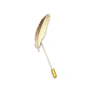 Spilla Uomo Vintage Oro Satinato | A Forma Di Cavaliere Per Risvolto, Camicia, Cravatta, Cappello | Accessorio Moda In Ottone E Zinco (5x3 Cm)