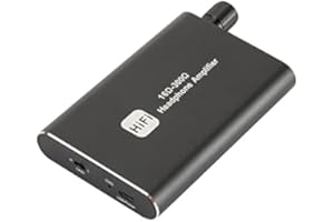 Tatoonly Hi-Fi Headphone Amplifier Portable Headphone Amplifier 3.5mm Amplifier Stereo Audio Output Headphone Amplifier