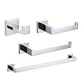 Acabado Pulido KES Accesorios Baño Toallero argolla Toallero de barra Gancho Portarrollos con Pulido 304 Acero Inoxidable LA250-42