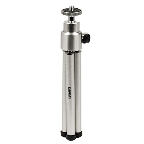 Hama 4009 - Trípode portátil Ajustable, Plata