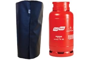 Bags And Covers Direct Limited 19kg Gas Bottle Cover (Black)