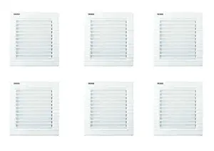 Usha Crisp Air Premia BV 150mm Exhust Fan (White) ,pack of 6