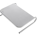 AmazonBasics - Soporte de metal para monitor, color plateado