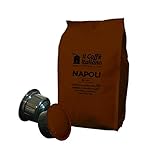 Paquete de 100 cápsulas compatible Caffitaly Napoli