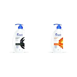 Head & Shoulders Silky Black Anti Dandruff Shampoo 650 ML And Head & Shoulders , Anti Dandruff Shampoo, Anti Hairfall, 650 ML