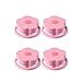 Produktbild Filterbeutel Waschmaschine filterbeutel, Hair Catcher Wäschekugel, Haarentfernung Schwimmfilter, Netzbeutel Wiederverwendbar Ball Zum Reinigen (Gepunktete Pflaumenform (4 STÜCK), Rosa B)