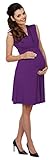Zeta Ville – Damen Still Kleid Diskretes Stillen Skaterkleid Schwangere – 808c - 5