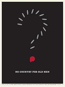 Amazon De Kein Land Fur Alte Manner Movie Poster Limited Edition Siebdruck Kunstdruck Film Poster