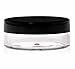 5x 20mL EMPTY PLASTIC JARS POTS with BLACK SCREW LIDS For Cosmetics/Powder/Mineral Make Up/Blusher/Foundation