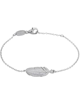 Engelsrufer Damen-Gliederarmbänder 925 Sterlingsilber ERB-LILFEDER-ZI