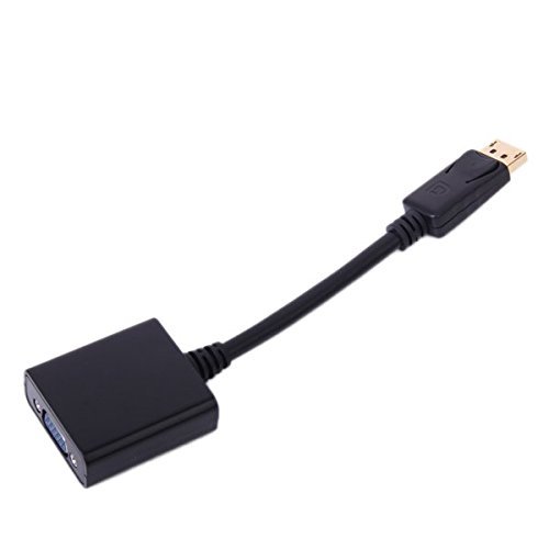 ma-on Display Port DP auf VGA Adapter Kabel Konverter (schwarz) - 3