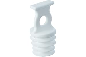 Gardinia Gancio avvitabile per Tende, Bianco, 0.1, 10 unità