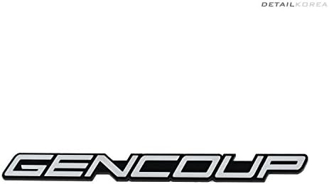 Detailkorea Car Silver Badge Emblem 30043S