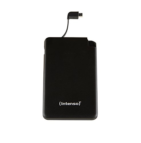 Intenso Powerbank S5000 Slim externes LadegerÃ¤t (5000mAh, fÃ¼r Smartphone/Tablet PC/MP3 Player/Digitalkamera) schwarz