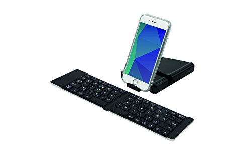 XLYNE 54002 Bluetooth Tastatur für Smartphone/Tablet/Smart-TV (faltbar/kabellos/handlich/QWERTZ-Layout) silber - 3