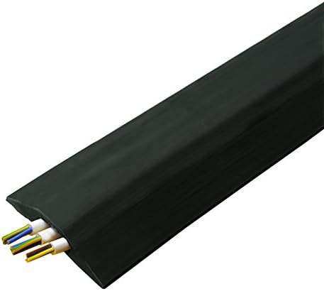Vulcascot 26400130 Snap Fit Flexible Cable Protector Type B Black 3 m