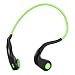 Produktbild RQINW Drahtlose Bluetooth-Sportkopfhörer, die Kopfhörer Laufen Lassen Knochenleitung Kopfhörer Stereo IPX6 Wasserdichtes Bad, Schwimmen, CVC6.0-Rauschunterdrückung, V4.1 Ultraleicht, Grün