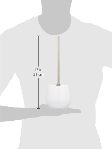 Wenko 21655100 WC Garnitur Malta und Bürstenhalter, 14 x 38,5 x 14 cm, weiß, Keramik - 3