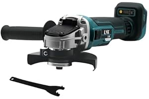 L1NXIXI 4-1/2" Inch Cordless Angle Grinder Power Tool for Makita 18V Battery, 8500RPM 4 Variable Speed, Brushless Motor - Ideal for Cutting, Grinding and Polishing (Battery Not Included)