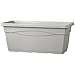 Produktbild DEROMA Muret Salisburgo - 100 x 44,5 x H 40,5 cm - 92 L - Gris écume